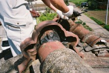 埼玉県坂戸市屋根漆喰工事