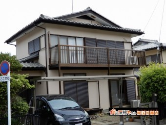 埼玉県川越市屋根漆喰外壁塗装完工工事