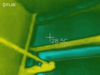 埼玉県所沢市赤外線による集合住宅雨漏り調査