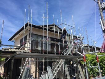 埼玉県川越市足場工事