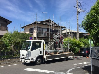 埼玉県川越市足場工事