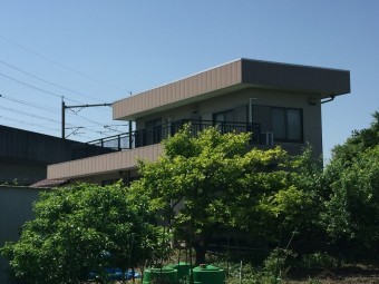 埼玉県鴻巣市トタン屋根金属屋根葺き替え