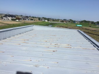 埼玉県鴻巣市トタン屋根金属屋根葺き替え