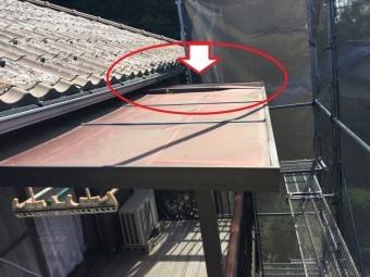 埼玉県川越市ベランダ屋根1枚交換
