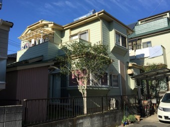 埼玉県川越金属屋根カバー工法外壁塗装