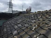 埼玉県川越市の蔵金属屋根葺き替え土葺き屋根撤去