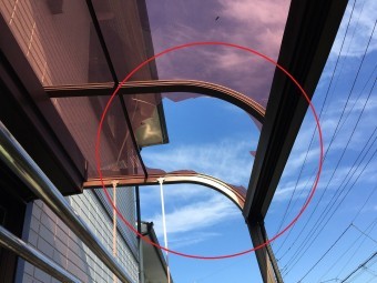 埼玉県東松山市テラス屋根補修