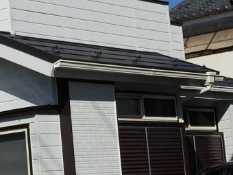 川越市金属屋根工事完工