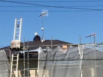 埼玉県東松山市で金属屋根カバー工事