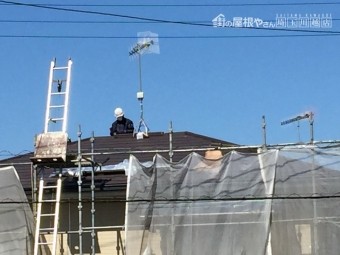 埼玉県東松山市で金属屋根カバー工事