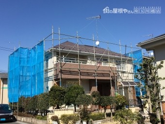 埼玉県東松山市で金属屋根カバー工事