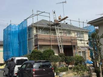 埼玉県東松山市で金属屋根カバー工事