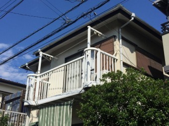 川越市築15年台風被害