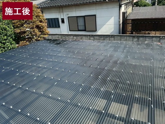 川越市　波板交換　施工後
