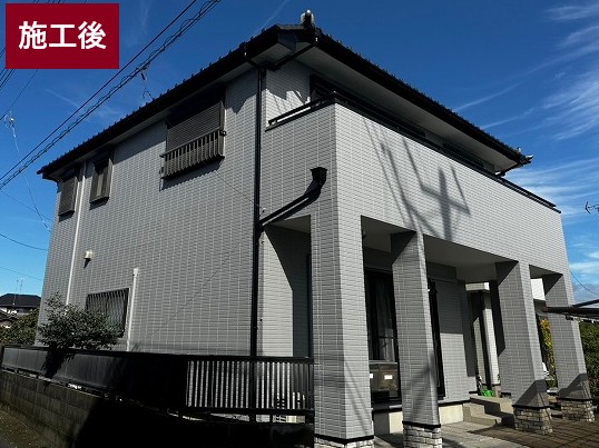 狭山市　外壁塗装　施工後