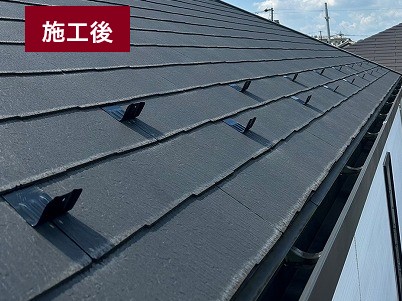 狭山市で後付け雪止めを設置　施工後写真