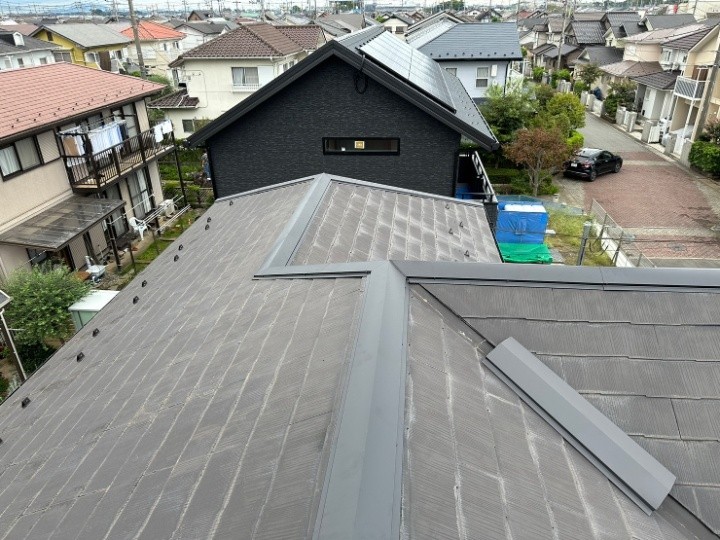 棟板金全体の状態確認