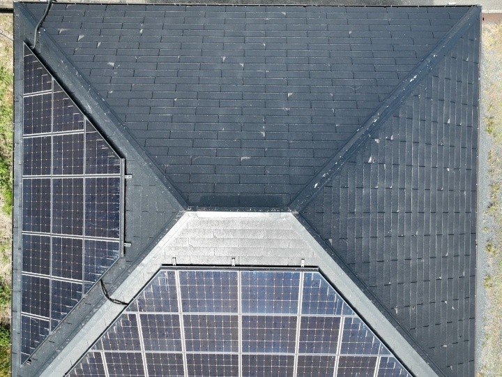 太陽光パネル周辺の屋根状況