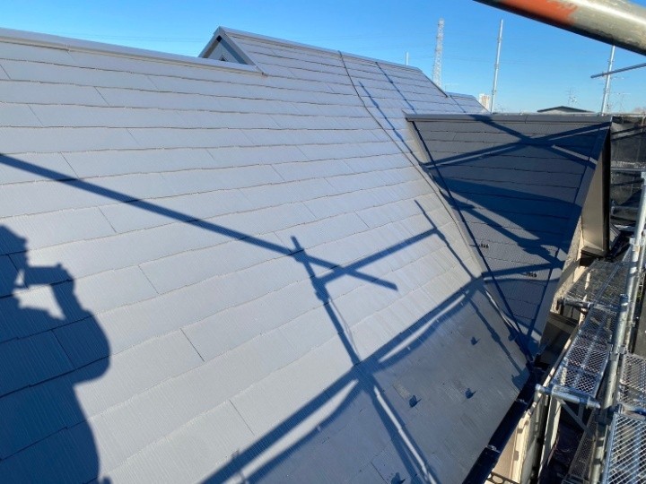 スレート屋根の状態確認