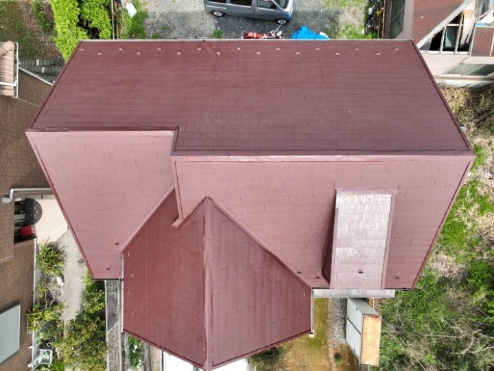 屋根全体の状態確認