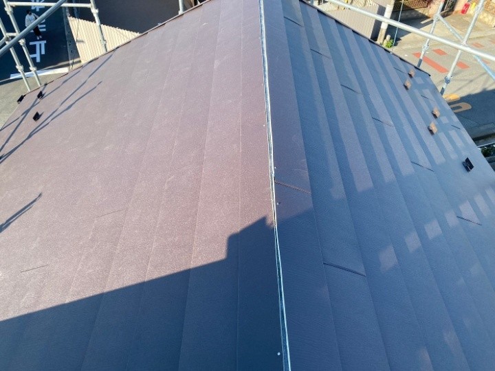 スーパーガルテクトの施工