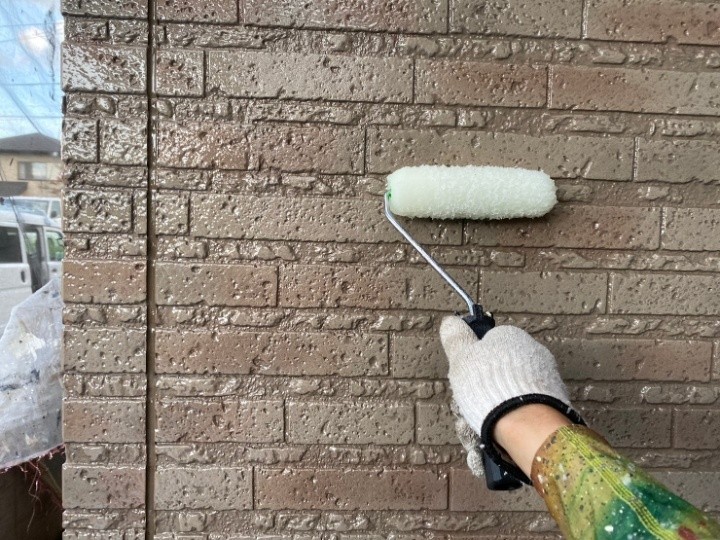 クリア塗料による下塗り