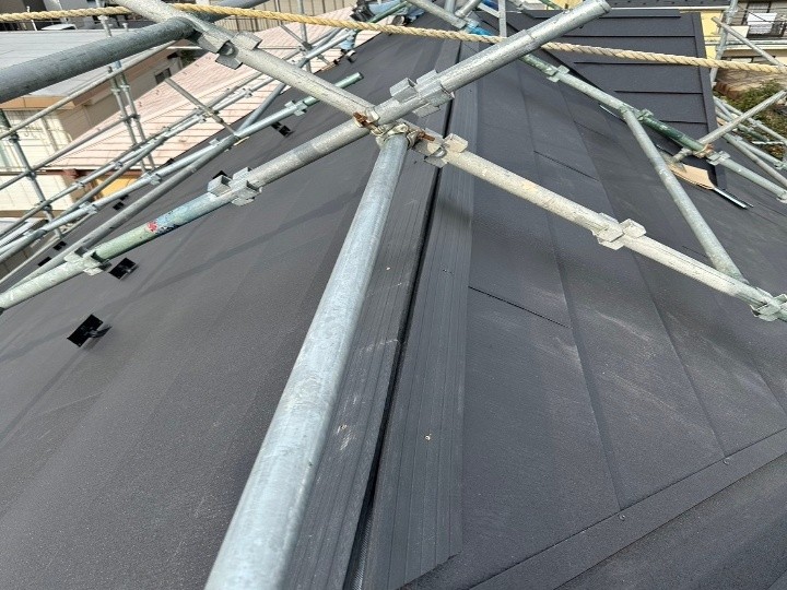 スーパーガルテクト本体の敷設