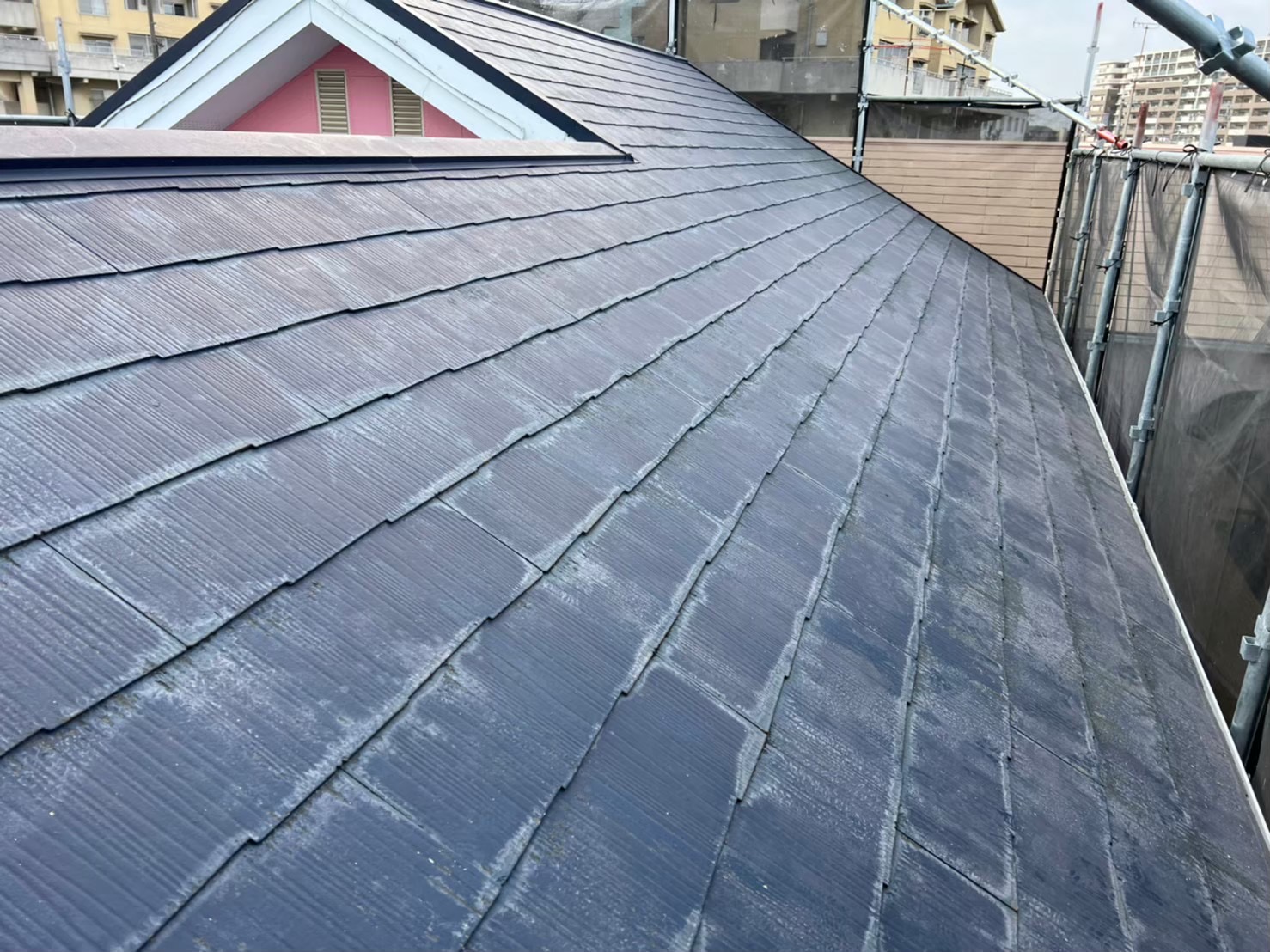 川越市S様邸劣化の激しい屋根を塗装しました('◇')ゞ