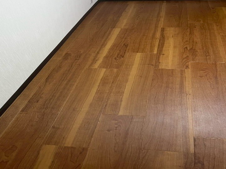 施工後の新しい床