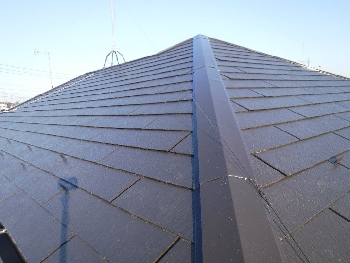 屋根外壁塗装工事後のお住まい