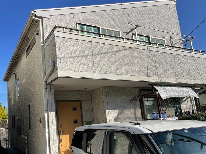 築19年のスレート屋根とサイディング外壁