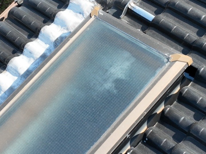 雨漏りした天窓