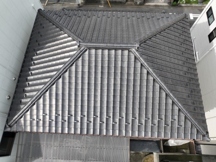 屋根全体の調査状況