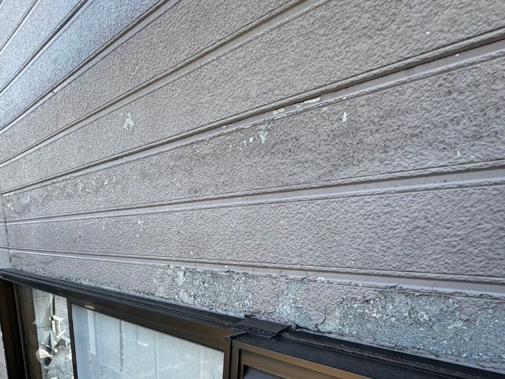 外壁の塗膜剥離
