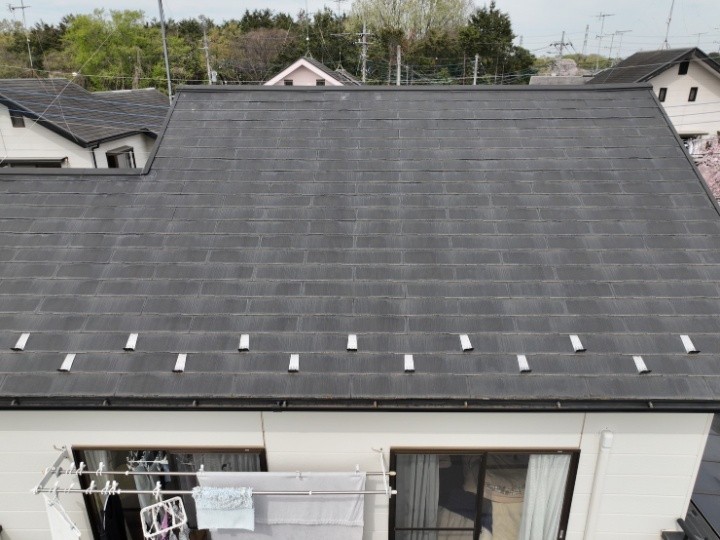 スレート屋根全体の状態確認