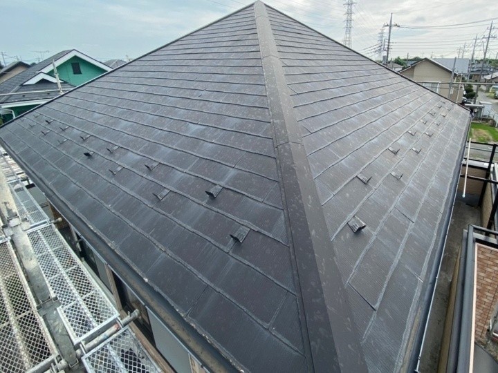 スレート屋根全体のコンディション確認