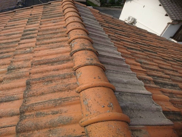 瓦屋根の防水紙劣化を葺き直し工事して再発防止したお住まい