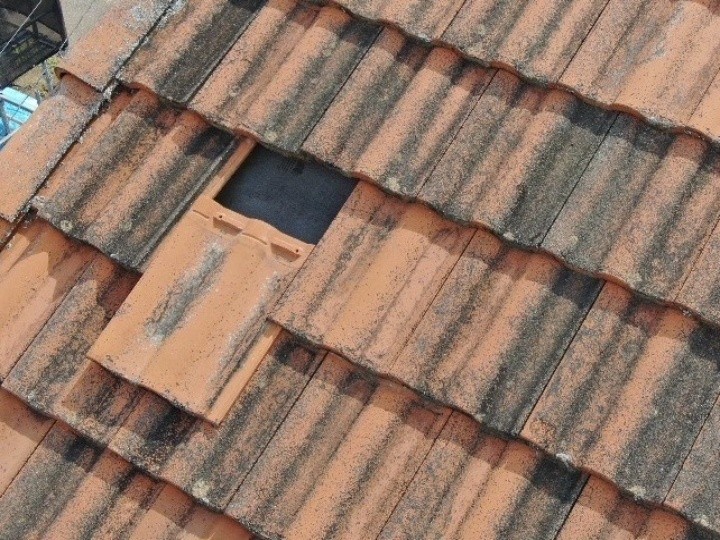雨漏りした築25年瓦屋根