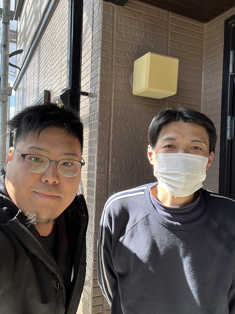 川越市で屋根塗装、外壁塗装を実施のお客様よりお言葉を頂きました